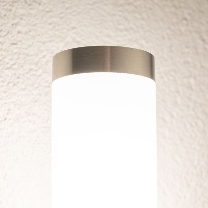 BRILAGI - LED zunanja stenska svetilka ELIA 1xE27/7W/230V 4000K IP44 matni krom