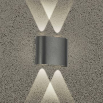 Brilagi - LED Zunanja stenska svetilka FLAREBOX LED/4W/230V antracit IP65