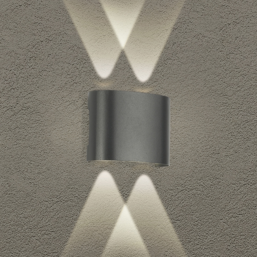 Brilagi - LED zunanja stenska svetilka FLAREBOX LED/4W/230V antracitna IP65