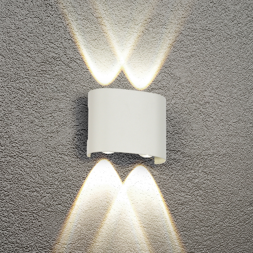 Brilagi - LED zunanja stenska svetilka FLAREBOX LED/4W/230V bela IP65