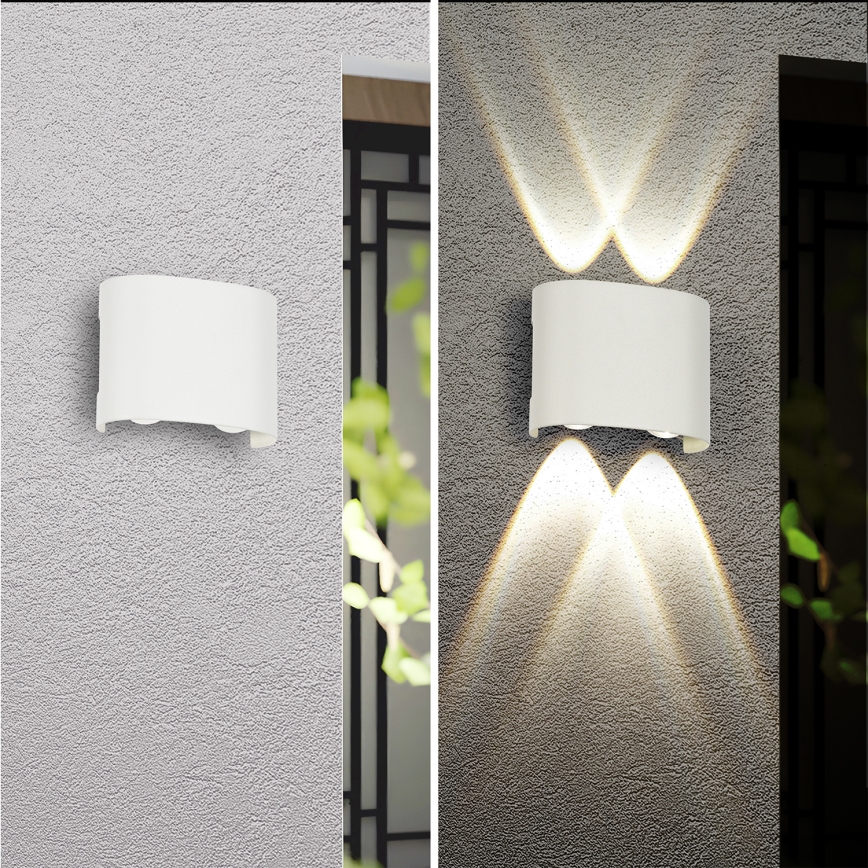 Brilagi - LED zunanja stenska svetilka FLAREBOX LED/4W/230V bela IP65