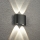 Brilagi - LED zunanja stenska svetilka FLAREBOX LED/4W/230V črna IP65