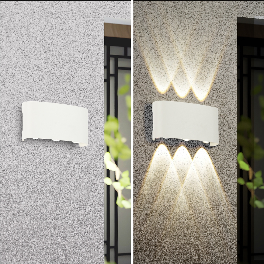 Brilagi - LED zunanja stenska svetilka FLAREBOX LED/6W/230V bela IP65