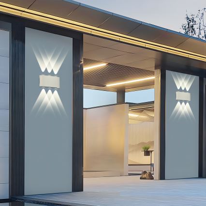 Brilagi - LED zunanja stenska svetilka FLAREBOX LED/6W/230V bela IP65