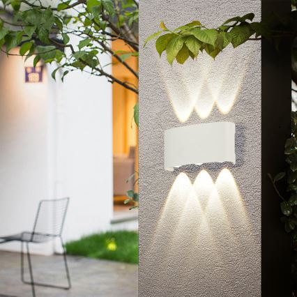 Brilagi - LED zunanja stenska svetilka FLAREBOX LED/6W/230V bela IP65