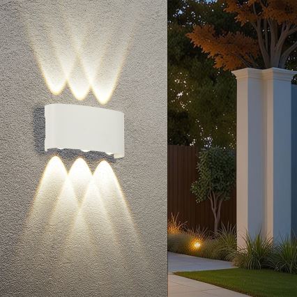 Brilagi - LED zunanja stenska svetilka FLAREBOX LED/6W/230V bela IP65