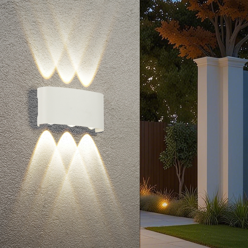 Brilagi - LED zunanja stenska svetilka FLAREBOX LED/6W/230V bela IP65