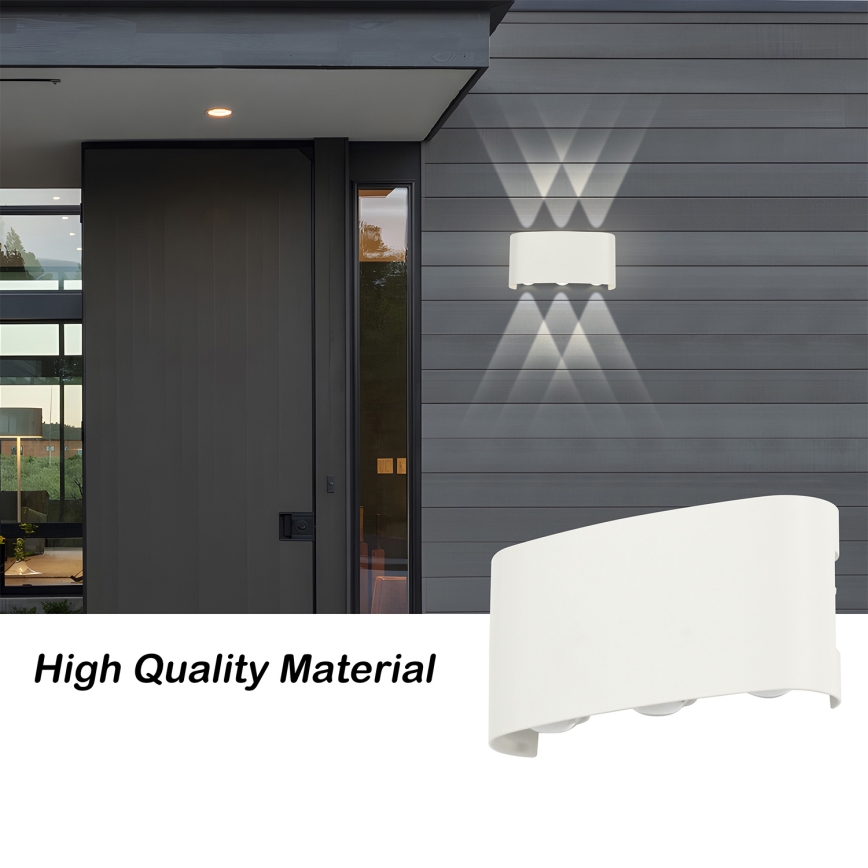 Brilagi - LED zunanja stenska svetilka FLAREBOX LED/6W/230V bela IP65