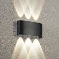 Brilagi - LED zunanja stenska svetilka FLAREBOX LED/6W/230V črna IP65