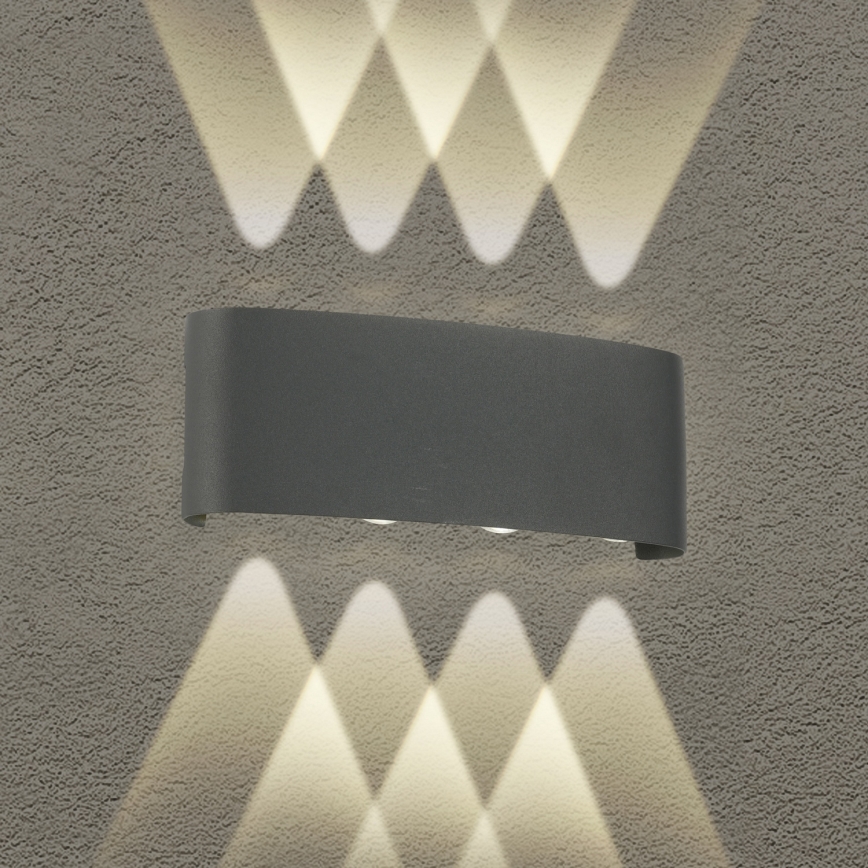 Brilagi - LED zunanja stenska svetilka FLAREBOX LED/8W/230V antracit IP65