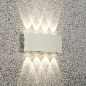 Brilagi - LED zunanja stenska svetilka FLAREBOX LED/8W/230V bela IP65