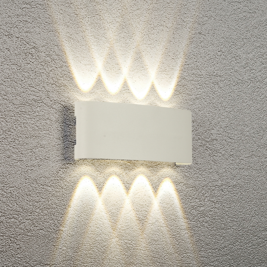Brilagi - LED zunanja stenska svetilka FLAREBOX LED/8W/230V bela IP65