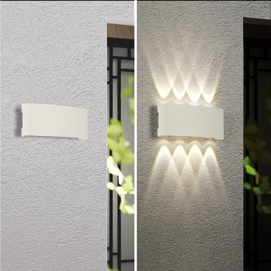 Brilagi - LED zunanja stenska svetilka FLAREBOX LED/8W/230V bela IP65