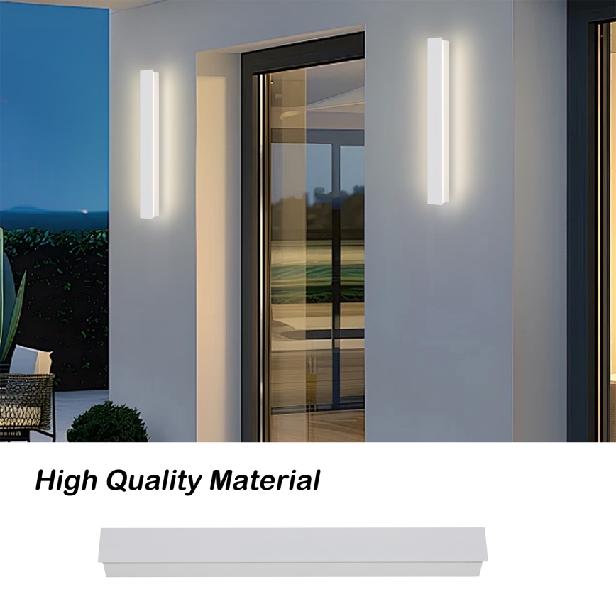 Brilagi - LED zunanje stensko svetilo LINEAR LED/12W/230V 3000K IP65 50 cm belo CRI 90