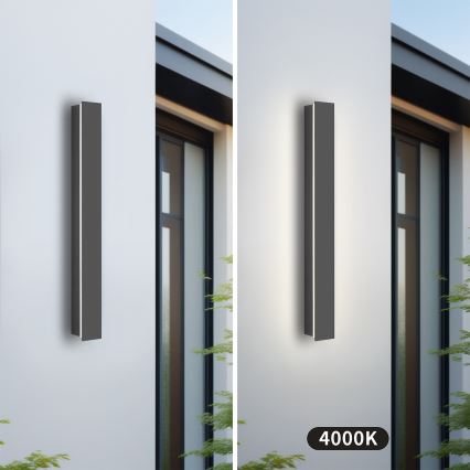 Brilagi - zunanja stenska LED svetilka LINEAR LED/12W/230V 4000K IP65 50 cm antracit CRI 90