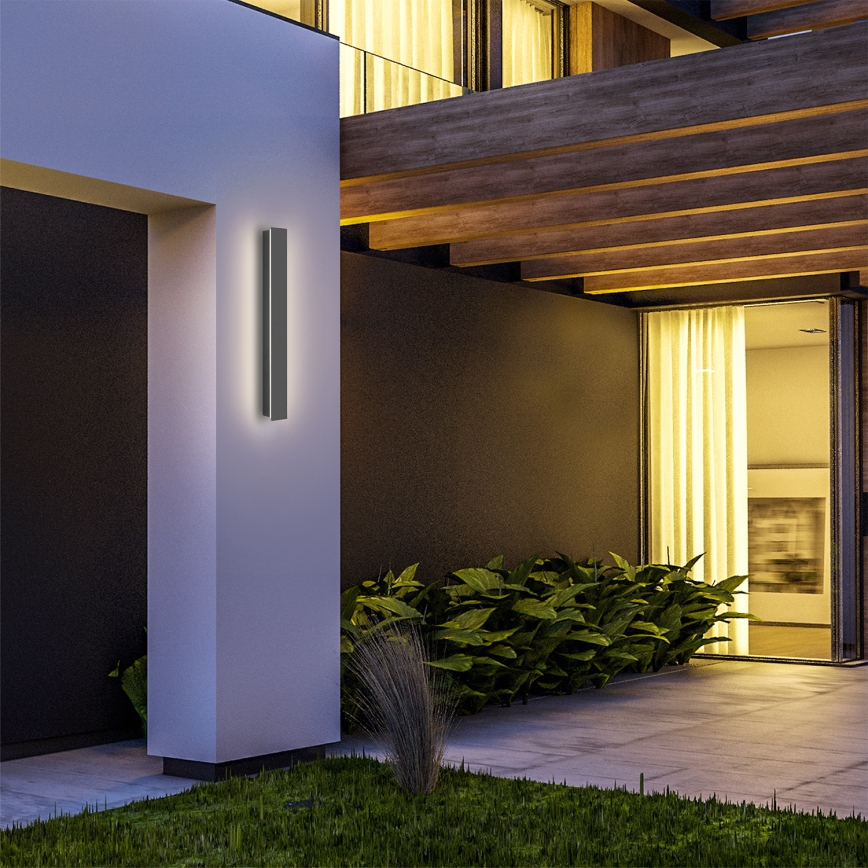 Brilagi - zunanja stenska LED svetilka LINEAR LED/12W/230V 4000K IP65 50 cm antracit CRI 90