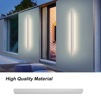 Brilagi - LED zunanja stenska svetilka LINEAR LED/22W/230V 3000K IP65 100 cm bela CRI 90