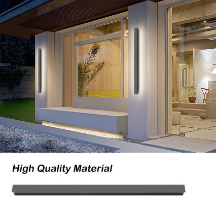 Brilagi - LED zunanja stenska svetilka LINEAR LED/22W/230V 3000K IP65 100 cm antracitna CRI 90