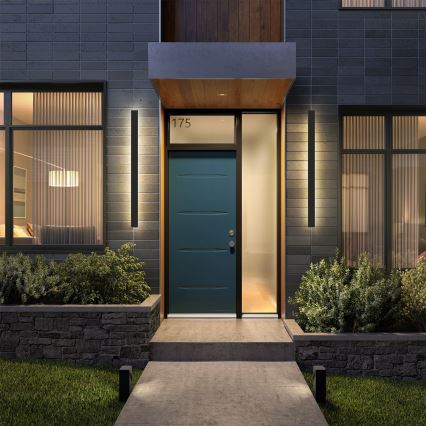 Brilagi - LED zunanji stenski svetilec LINEAR LED/22W/230V 3000K IP65 100 cm črna CRI 90