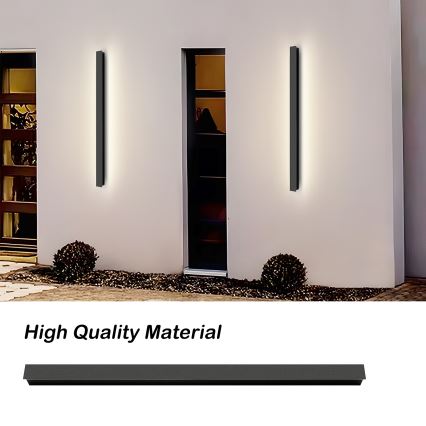 Brilagi - LED zunanji stenski svetilec LINEAR LED/22W/230V 3000K IP65 100 cm črna CRI 90