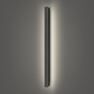 Brilagi - LED zunanja stenska svetilka LINEAR LED/22W/230V 4000K IP65 100 cm črna
