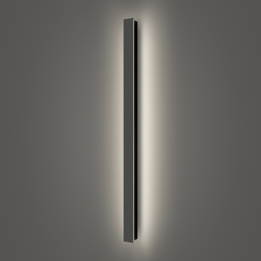 Brilagi - LED zunanja stenska svetilka LINEAR LED/22W/230V 4000K IP65 100 cm črna