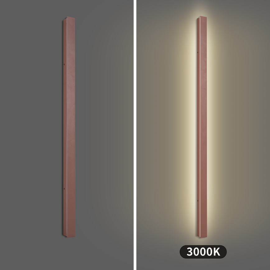 Brilagi - LED zunanja stenska svetilka LINEAR LED/32W/230V 3000K IP65 140 cm rjava CRI 90