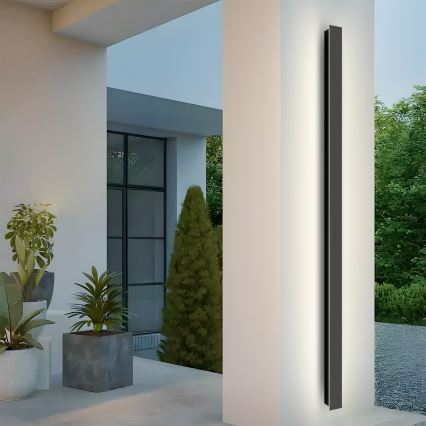 Brilagi - LED zunanja stenska svetilka LINEAR LED/32W/230V 4000K IP65 140 cm črna CRI 90