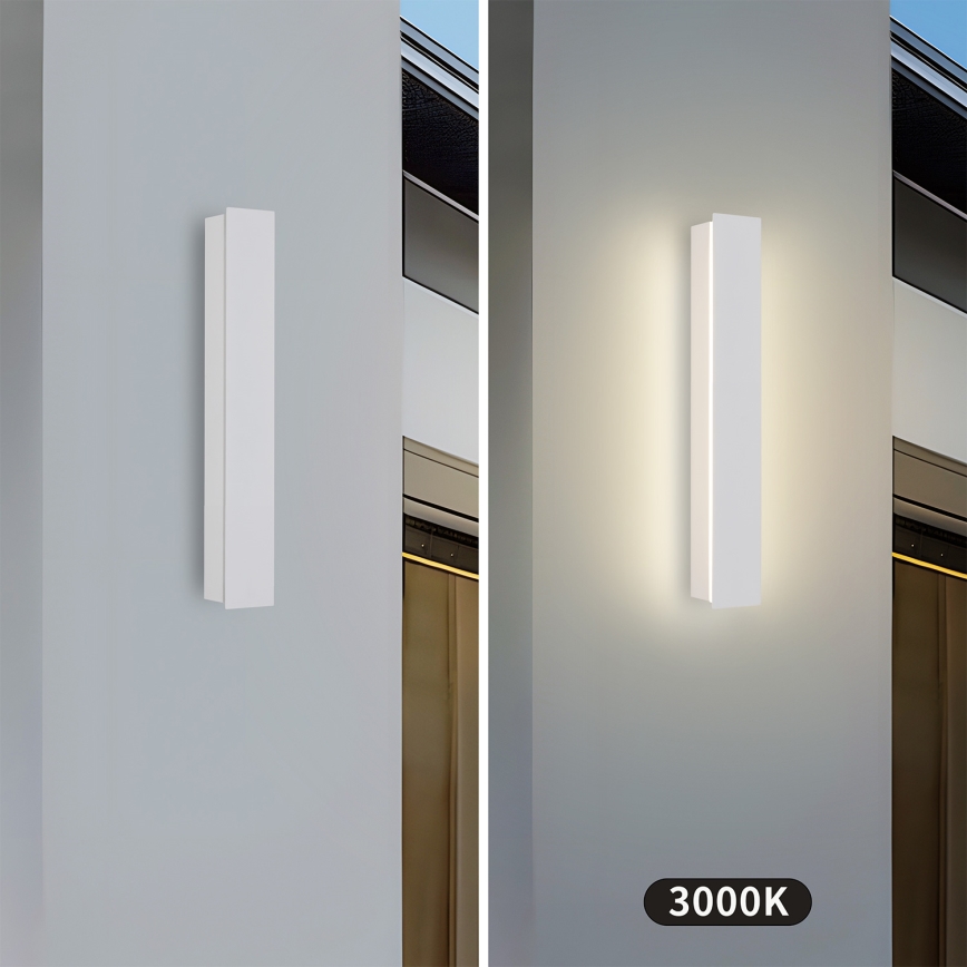 Brilagi - LINEAR zunanje stensko LED svetilo/8W/230V 3000K IP65 30 cm belo CRI 90