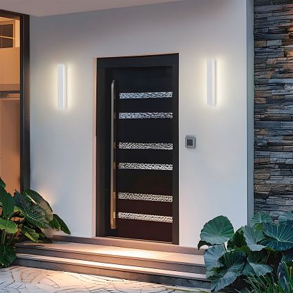 Brilagi - LINEAR zunanje stensko LED svetilo/8W/230V 3000K IP65 30 cm belo CRI 90