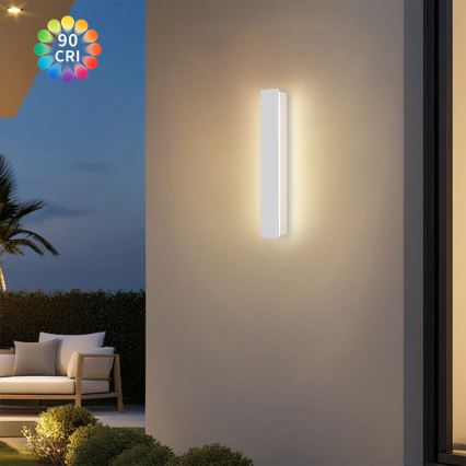 Brilagi - LINEAR zunanje stensko LED svetilo/8W/230V 3000K IP65 30 cm belo CRI 90