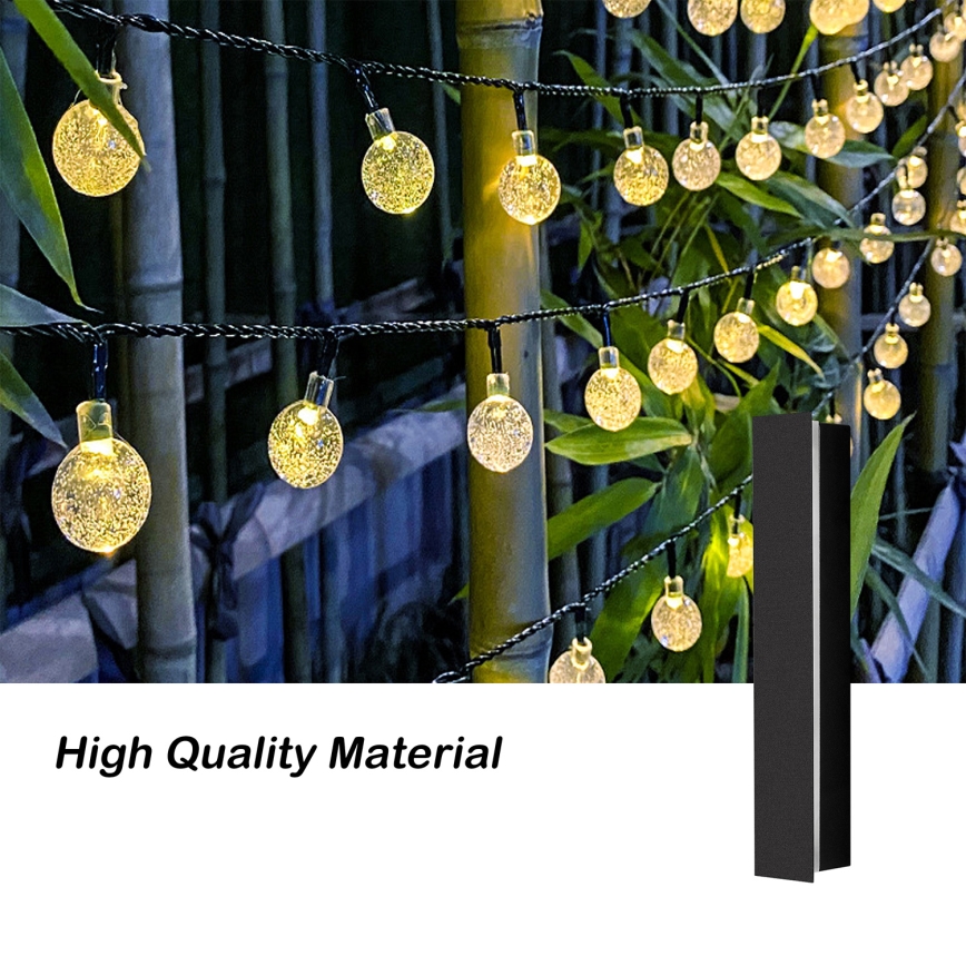 Brilagi - LINEAR LED zunanja stenska svetilka, 8W, 230V, 3000K, IP65, 30 cm, črna, CRI 90