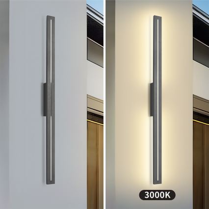 Brilagi - LED zunanja stenska svetilka LINEO LED/24W/230V 3000K IP65 100 cm antracit CRI 90