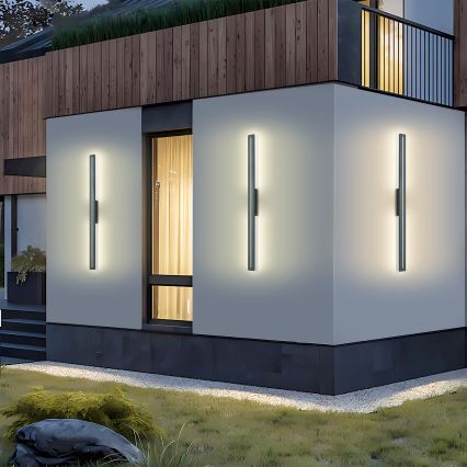 Brilagi - LED zunanja stenska svetilka LINEO LED/24W/230V 3000K IP65 100 cm antracit CRI 90