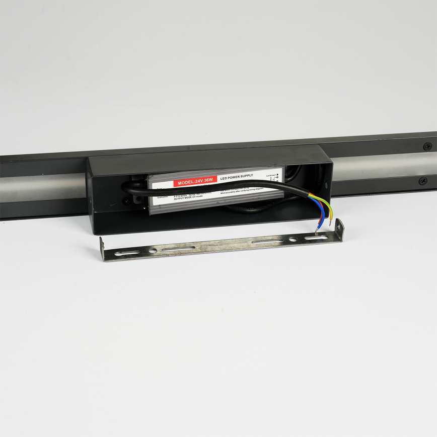 Brilagi - LED zunanja stenska svetilka LINEO LED/24W/230V 4000K IP65 100 cm črna CRI 90