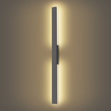 Brilagi - LED zunanja stenska svetilka LUNA LED/24W/230V 3000K IP65 100 cm antracitna