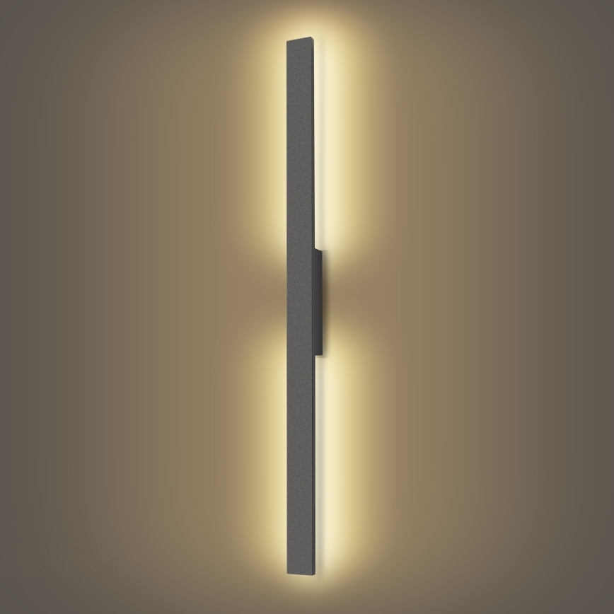 Brilagi - LED zunanja stenska svetilka LUNA LED/24W/230V 3000K IP65 100 cm antracitna