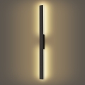Brilagi - LED zunanja stenska svetilka LUNA LED/24W/230V 3000K IP65 100 cm črna