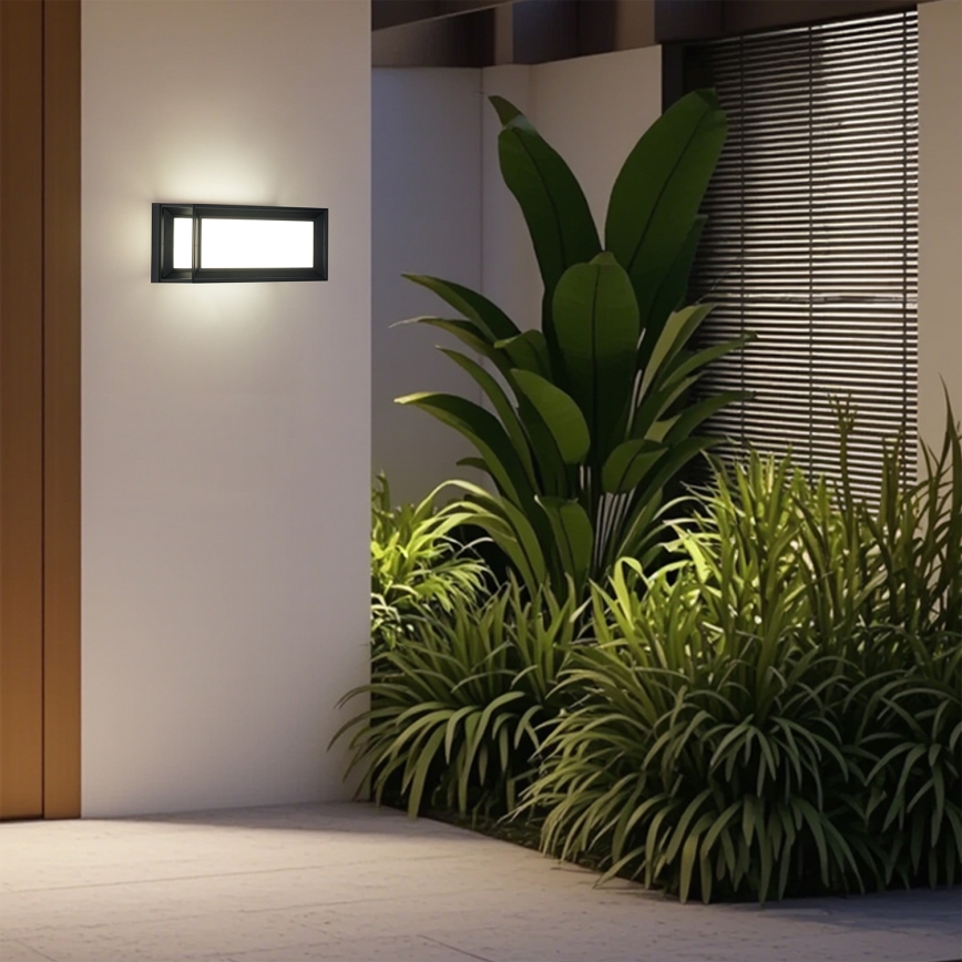 Brilagi - LED zunanja stenska svetilka PARKER LED/12W/230V 3000/4500/6000K črna IP44