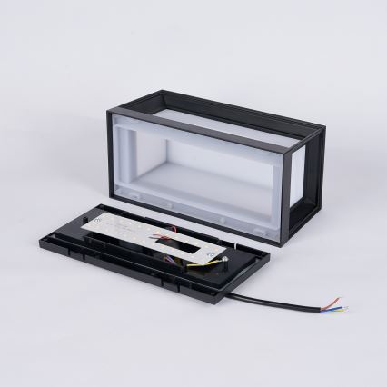 Brilagi - LED zunanja stenska svetilka PARKER LED/12W/230V 3000/4500/6000K črna IP44