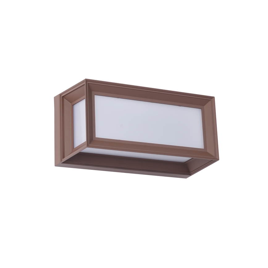 Brilagi - LED zunanja stenska svetilka PARKER LED/12W/230V 3000/4500/6000K rjava IP44