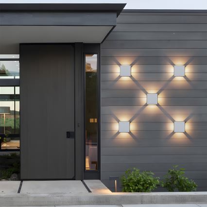 Brilagi - LED zunanja stenska svetilka QUADRAY LED/6W/230V bela IP54