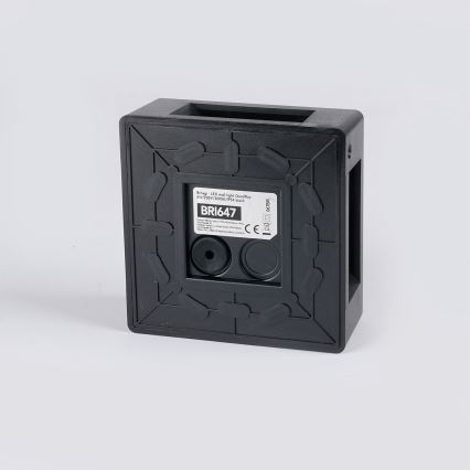 Brilagi - LED zunanja stenska svetilka QUADRAY LED/6W/230V črna IP54