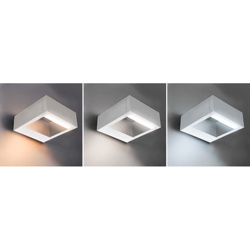 Brilagi - LED Zunanja stenska svetilka RAGUSA LED/7W/230V 3000/4000/6000K bela IP54