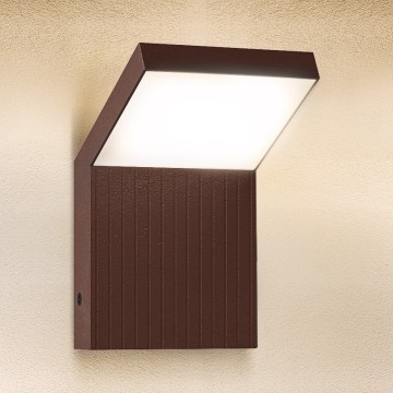 Brilagi - LED zunanja stenska svetilka RIANO LED/8W/230V rjava IP65