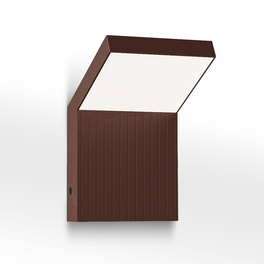 Brilagi - LED zunanja stenska svetilka RIANO LED/8W/230V rjava IP65