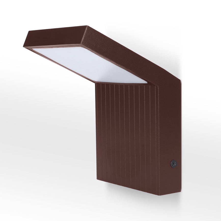 Brilagi - LED zunanja stenska svetilka RIANO LED/8W/230V rjava IP65