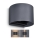 Brilagi - LED Zunanja stenska svetilka RONDO LED/6W/230V antracit IP54