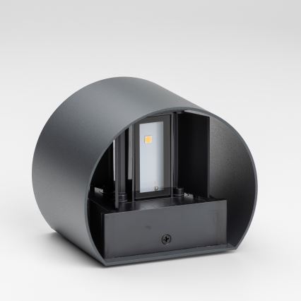 Brilagi - LED Zunanja stenska svetilka RONDO LED/6W/230V antracit IP54