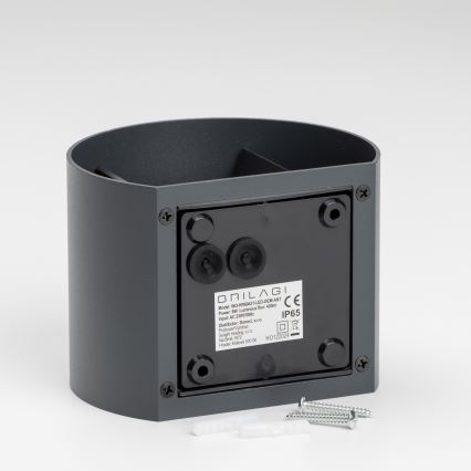 Brilagi - LED Zunanja stenska svetilka RONDO LED/6W/230V antracit IP54